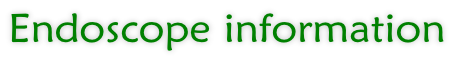 Endoscope information